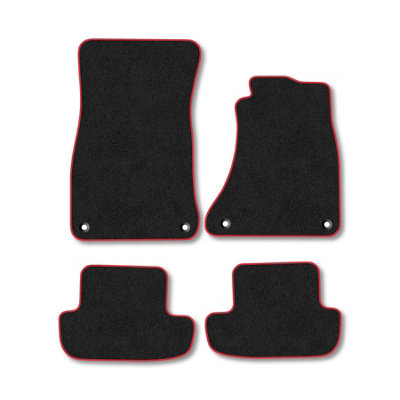 Car Mat Co Audi A5 2006-2016 (Coupe  Cabriolet) Car Mats Red Trim Carpet Tailored Fit from B&Q
