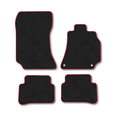 Car Mat Co Mercedes E-Class (2008-2013) (W212) (Saloon  Estate) Car Mats Red Trim Carpet from B&Q