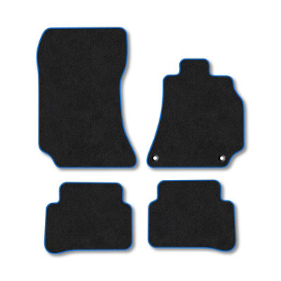 Car Mat Co Mercedes E-Class 2008-2013 (W212) (Saloon  Estate) Car Mats Blue Trim Carpet from B&Q