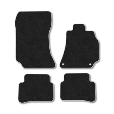 Car Mat Co Mercedes E-Class 2008-2013 (W212) (Saloon  Estate) Car Mats Grey Trim Carpet from B&Q