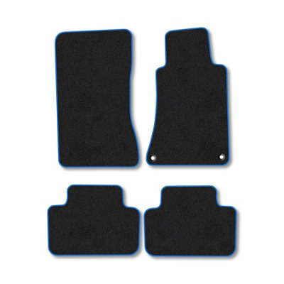 Car Mat Co Mercedes C-Class 2000-2007 (W203) (Saloon  Estate) Car Mats Blue Trim Carpet from B&Q