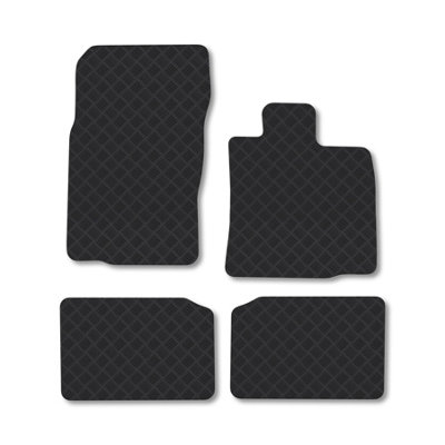 Car Mat Co Mini Paceman (2013-2016) (R61) Rubber Car Mats Heavy-Duty Tailored Fit from B&Q