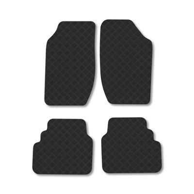 B&Q -  Alfa Romeo 164 (1988-1998) Rubber Car Mats Heavy-Duty Tailored Fit