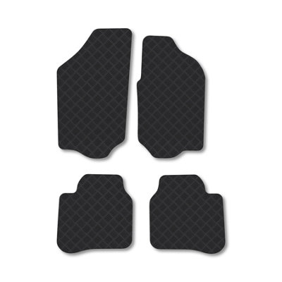 B&Q -  Alfa Romeo 155 (1992-1998) Rubber Car Mats Heavy-Duty Tailored Fit