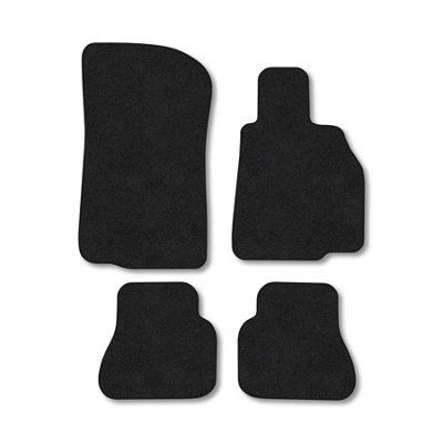 Car Mat Co Bmw 3 Series 2000-2007 (E46) (Cabriolet) Car Mats Black Carpet Tailored Fit from B&Q