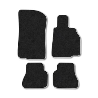 Car Mat Co Bmw 3 Series 2000-2007 (E46) (Cabriolet) Car Mats Grey Trim Carpet Tailored Fit from B&Q