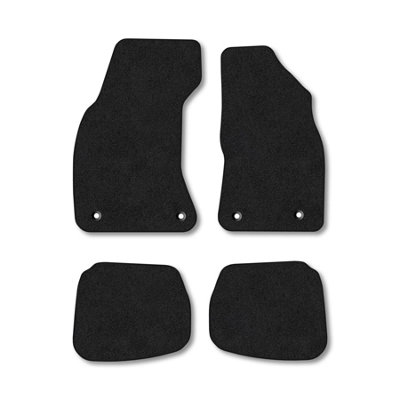 Car Mat Co Audi A4 1995-2002 (Saloon) Car Mats Black Carpet Tailored  Easy Clean Clips from B&Q