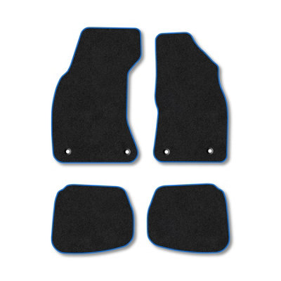 Car Mat Co Audi A4 1995-2002 (Saloon) Car Mats Blue Trim Carpet Tailored Fit Easy Clean from B&Q