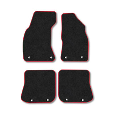 Car Mat Co Audi A4 Avant 1995-2002 Car Mats Red Trim Carpet Tailored  Easy Clean Clips from B&Q