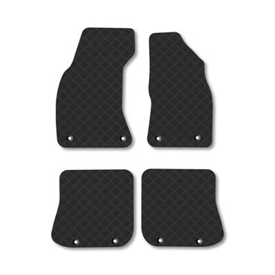 Car Mat Co Audi A4 Avant (1995-2002) Rubber Car Mats Heavy-Duty Tailored Fit With Clips from B&Q