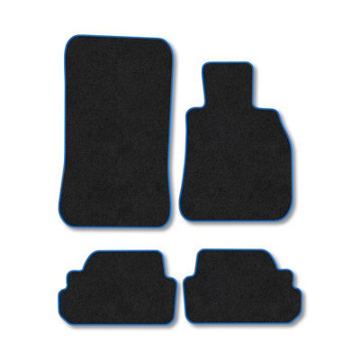 Car Mat Co Bmw 1 Series 2007-2014 (E82 E88) (Coupe  Cabriolet) Car Mats Blue Trim Carpet from B&Q