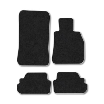 Car Mat Co Bmw 1 Series 2007-2014 (E82 E88) (Coupe  Cabriolet) Car Mats Grey Trim Carpet from B&Q