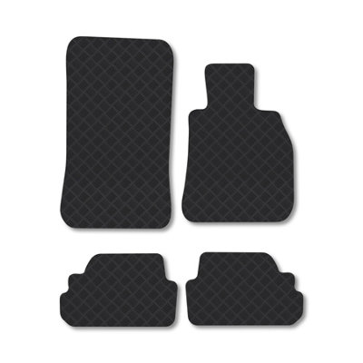 Car Mat Co Bmw 1 Series 2007-2014 (E82 E88) (Coupe  Cabriolet) Rubber Car Mats Heavy-Duty from B&Q