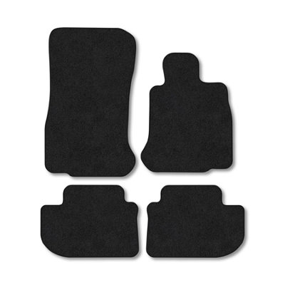 Car Mat Co Bmw 6 Series 2012-2018 (F06) (Saloon) Car Mats Black Carpet Tailored from B&Q