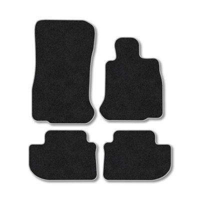 Car Mat Co Bmw 6 Series 2012-2018 (F06) (Saloon) Car Mats Grey Trim Carpet Tailored Fit from B&Q
