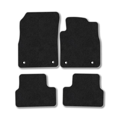 Car Mat Co Chevrolet Cruze 2009-2015 Car Mats Grey Trim Carpet Tailored Fit Easy Clean from B&Q