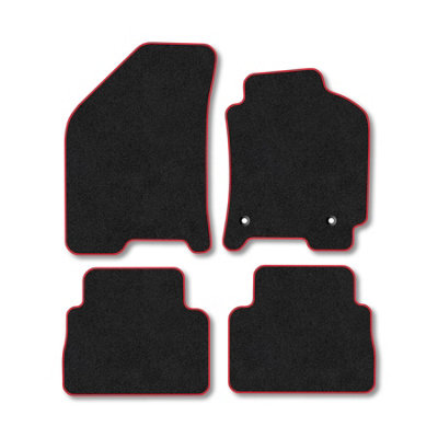 Car Mat Co Chevrolet Lacetti 2004-2011 Car Mats Red Trim Carpet Tailored Fit Easy Clean from B&Q