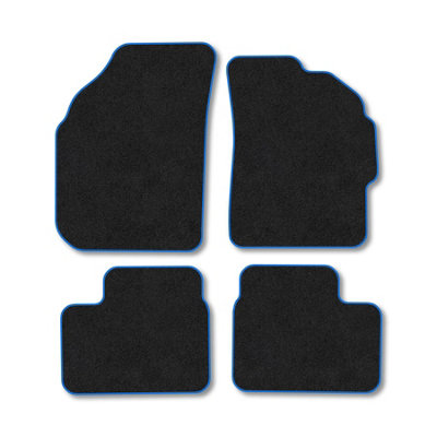 Car Mat Co Chevrolet Matiz 1998-2010 Car Mats Blue Trim Carpet Tailored Fit Easy Clean from B&Q