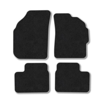 Car Mat Co Chevrolet Matiz 1998-2010 Car Mats Grey Trim Carpet Tailored Fit Easy Clean from B&Q