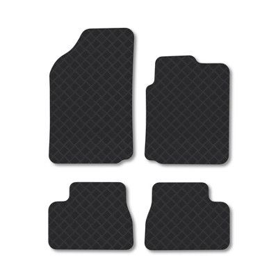 Car Mat Co Citroen C3 (2002-2010) Rubber Car Mats Heavy-Duty Tailored Fit from B&Q