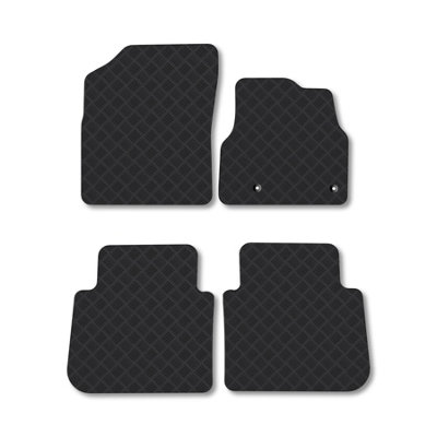 Car Mat Co Citroen C3 Picasso (2008-2017) Rubber Car Mats Heavy-Duty Tailored Fit from B&Q