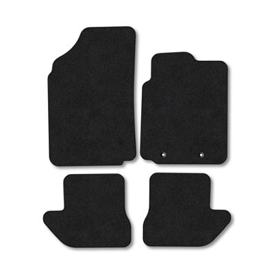 Car Mat Co Citroen C3 Pluriel 2003-2010 Car Mats Black Carpet Tailored  Easy Clean Clips from B&Q
