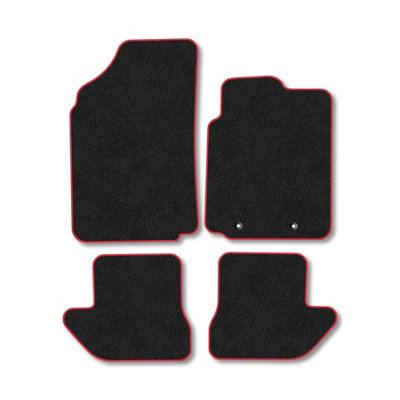 Car Mat Co Citroen C3 Pluriel 2003-2010 Car Mats Red Trim Carpet Tailored Fit Easy Clean from B&Q