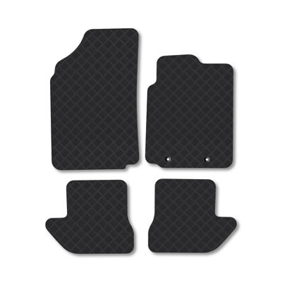 Car Mat Co Citroen C3 Pluriel (2003-2010) Rubber Car Mats Heavy-Duty Tailored Fit from B&Q