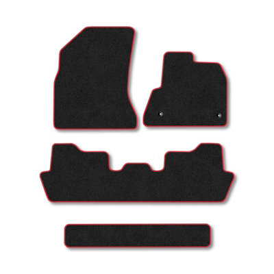 Car Mat Co Citroen C4 Grand Picasso 2007-2013 Car Mats Red Trim Carpet Tailored from B&Q
