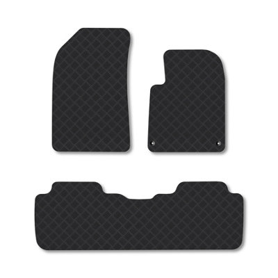 Car Mat Co Citroen C5 (2001-2008) Rubber Car Mats Heavy-Duty Tailored Fit With Clips from B&Q