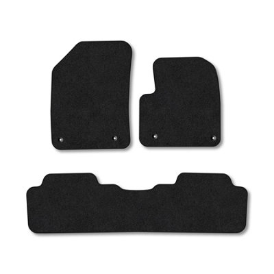Car Mat Co Citroen C5 (2008-2018) Car Mats Black Carpet Tailored Fit Easy Clean With Clips from B&Q