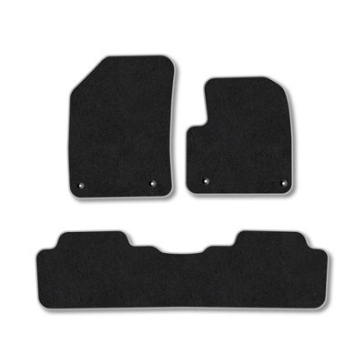 Car Mat Co Citroen C5 2008-2018 Car Mats Grey Trim Carpet Tailored  Easy Clean Clips from B&Q
