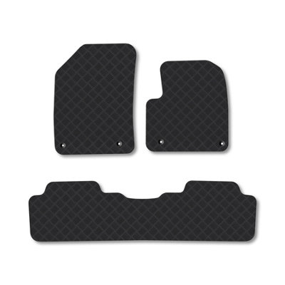 Car Mat Co Citroen C5 (2008-2018) Rubber Car Mats Heavy-Duty Tailored Fit With Clips from B&Q