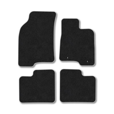 Car Mat Co Fiat Panda 2012-2015 Car Mats Grey Trim Carpet Tailored  Easy Clean Clips from B&Q