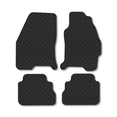 B&Q -  Ford Cougar (1998-2002) Rubber Car Mats Heavy-Duty Tailored Fit