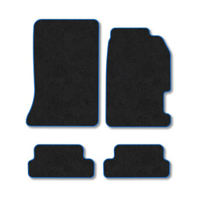 B&Q -  Honda Prelude 1996-2001 Car Mats Blue Trim Carpet Tailored  Easy Clean Clips