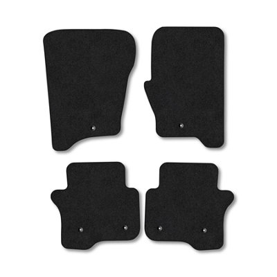 Car Mat Co Land Rover Discovery 4 2013-2017 Car Mats Black Carpet Tailored Fit Easy Clean from B&Q