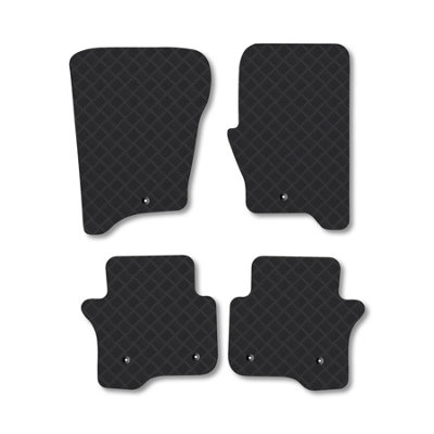Car Mat Co Land Rover Discovery 4 (2013-2017) Rubber Car Mats Heavy-Duty Tailored Fit from B&Q