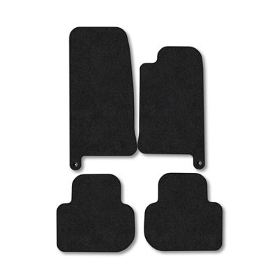 Car Mat Co Jaguar Xj 1994-2004 (Swb) Car Mats Black Carpet Tailored  Easy Clean Clips from B&Q