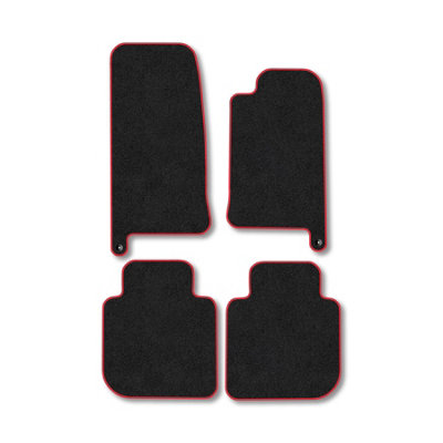 Car Mat Co Jaguar Xj 1994-2004 (Lwb) Car Mats Red Trim Carpet Tailored  Easy Clean Clips from B&Q