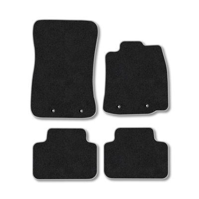 Car Mat Co Jaguar Xj 2010+ (Swb) Car Mats Grey Trim Carpet Tailored  Easy Clean Clips from B&Q