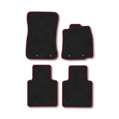Car Mat Co Jaguar Xj 2010+ (Lwb) Car Mats Red Trim Carpet Tailored  Easy Clean Clips from B&Q