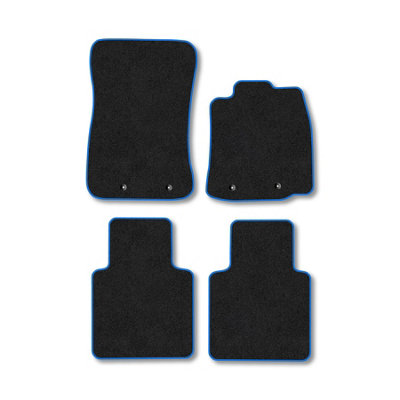 Car Mat Co Jaguar Xj 2010+ (Lwb) Car Mats Blue Trim Carpet Tailored  Easy Clean Clips from B&Q