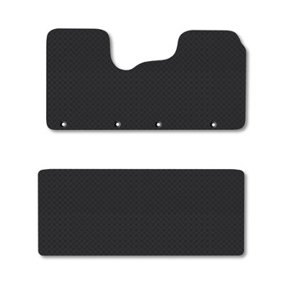 Car Mat Co Nissan Nv300 (2016+) Crew Cab Rubber Car Mats Tailored Fit Durable Waterproof Van Mats With Clips from B&Q