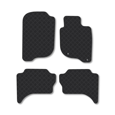 Car Mat Co Fiat Fullback (2016+) (With Rear Heating) Rubber Van Mats Tailored Fit from B&Q