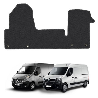 Car Mat Co Floor Mats For Renault Master (2003-2010) Carpet Tailored Fit Van Mat Set Black from B&Q