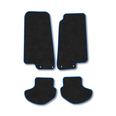 Car Mat Co Jaguar Xk8 1996-2006 Car Mats Blue Trim Carpet Tailored  Easy Clean Clips from B&Q