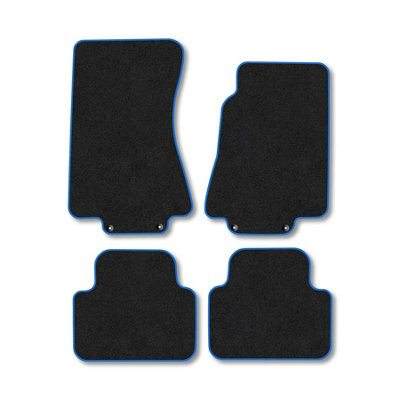 B&Q -  Jaguar Xj8 2003-2009 (Swb) Car Mats Blue Trim Carpet Tailored Fit Easy Clean