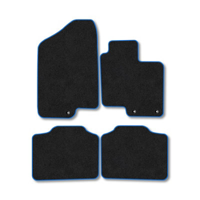 Car Mat Co Kia Optima 2012-2016 Car Mats Blue Trim Carpet Tailored  Easy Clean Clips from B&Q