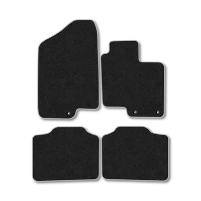 Car Mat Co Kia Optima 2012-2016 Car Mats Grey Trim Carpet Tailored  Easy Clean Clips from B&Q